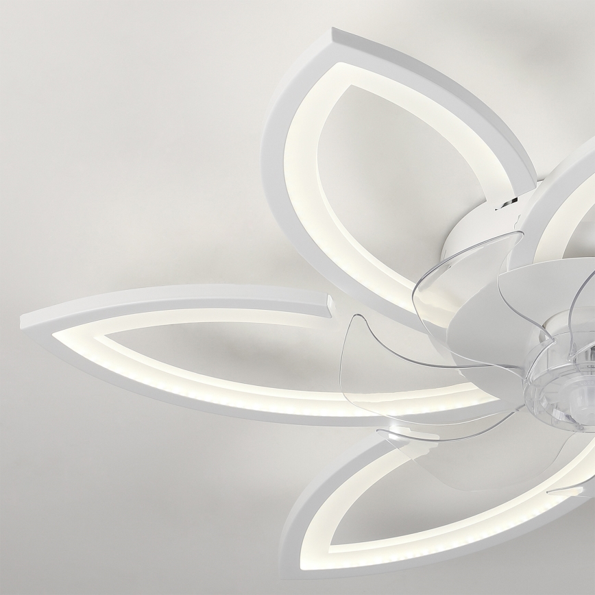 Brilagi - LED Stmívatelné stropní svítidlo s ventilátorem LED/50W/230V 3000-6500K bílá + dálkové ovládání