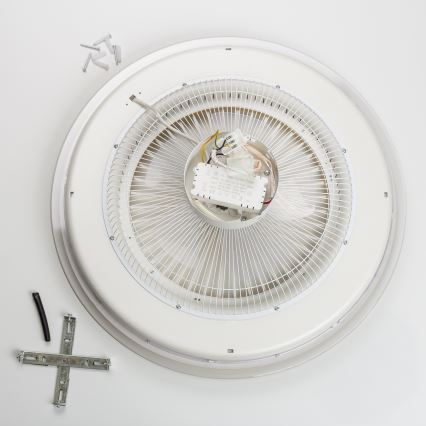 Brilagi - LED Stmívatelné svítidlo s ventilátorem RONDA LED/48W/230V 3000-6000K bílá + dálkové ovládání