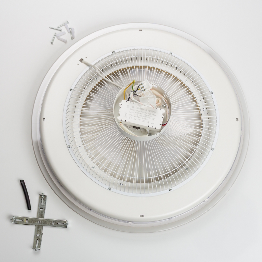 Brilagi - LED Stmívatelné svítidlo s ventilátorem RONDA LED/48W/230V 3000-6000K bílá + dálkové ovládání
