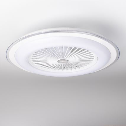 Brilagi - LED Stmívatelné svítidlo s ventilátorem RONDA LED/48W/230V 3000-6000K bílá + dálkové ovládání