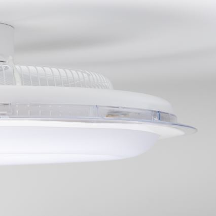 Brilagi - LED Stmívatelné svítidlo s ventilátorem RONDA LED/48W/230V 3000-6000K bílá + dálkové ovládání