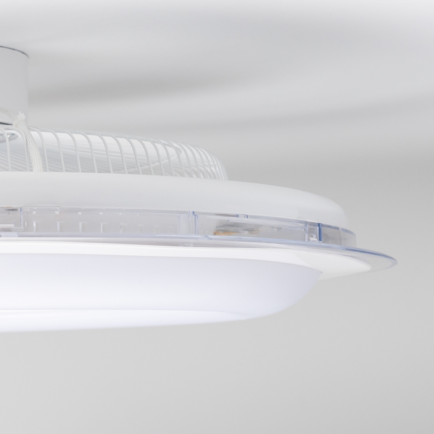 Brilagi - LED Stmívatelné svítidlo s ventilátorem RONDA LED/48W/230V 3000-6000K bílá + dálkové ovládání