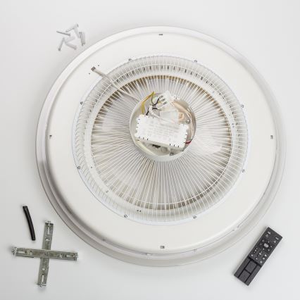 Brilagi - LED Stmívatelné svítidlo s ventilátorem RONDA LED/48W/230V 3000-6000K zlatá + dálkové ovládání