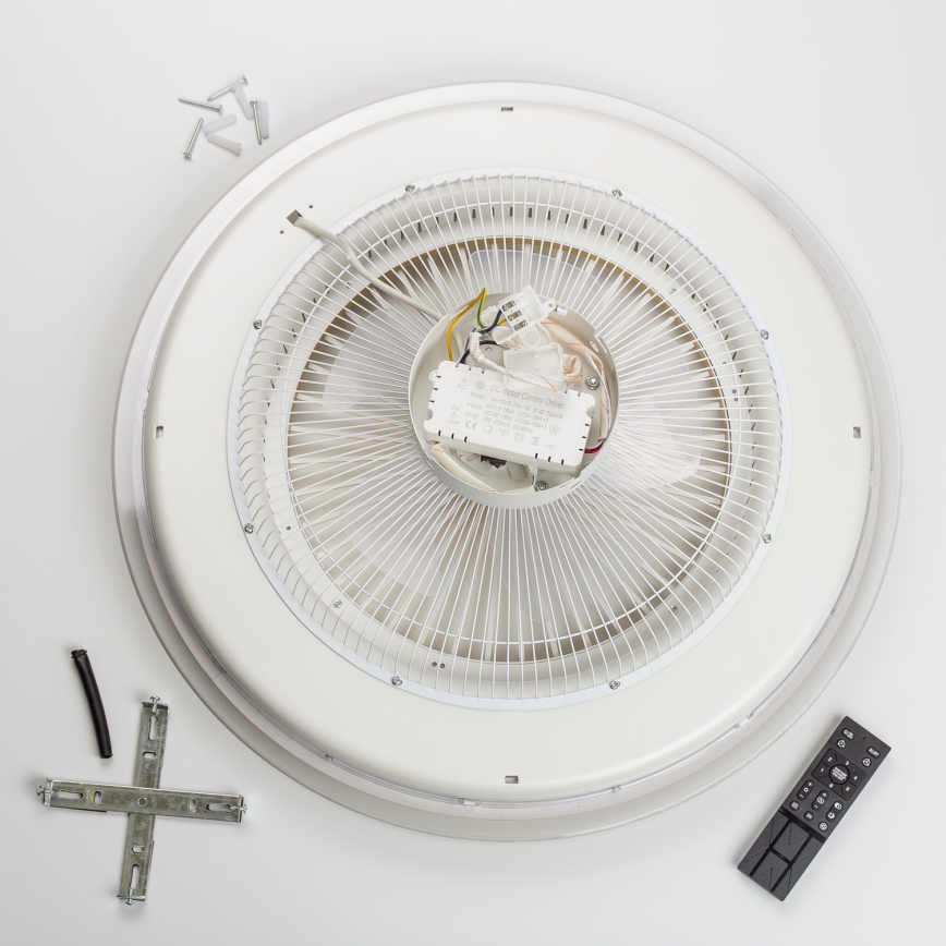 Brilagi - LED Stmívatelné svítidlo s ventilátorem RONDA LED/48W/230V 3000-6000K zlatá + dálkové ovládání