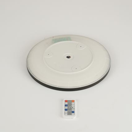 Brilagi - LED Stmívatelné svítidlo se senzorem pohybu a soumraku ULTRA SLIM LED/18W/230V pr. 30 cm + dálkové ovládání