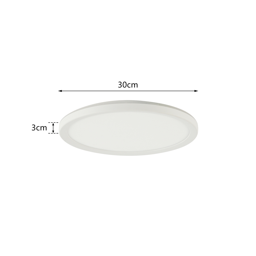 Brilagi - LED Stmívatelné svítidlo se senzorem pohybu a soumraku ULTRA SLIM LED/18W/230V pr. 30 cm + dálkové ovládání