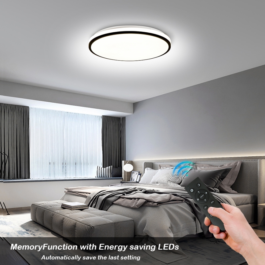 Brilagi - LED Stmívatelné stropní svítidlo SMART LED/36W/230V 3000-6000K pr. 45 cm Wi-Fi Tuya + dálkové ovládání