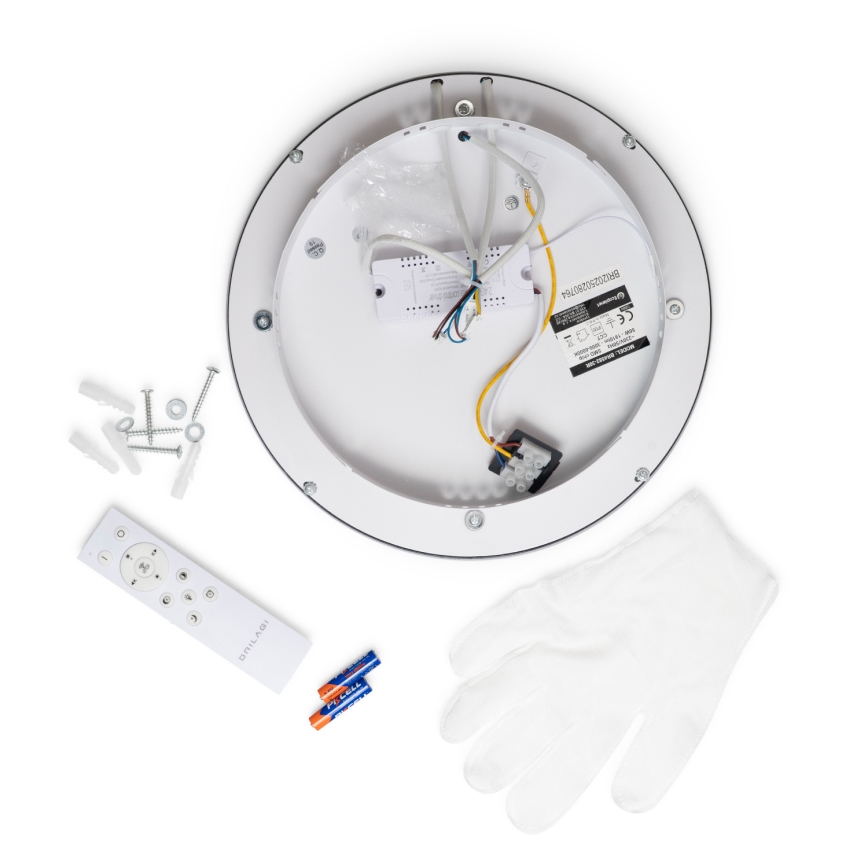 Brilagi - LED Stmívatelné stropní svítidlo TRIVARO LED/56W/230V 3000-6000K pr. 30 cm + dálkové ovládání