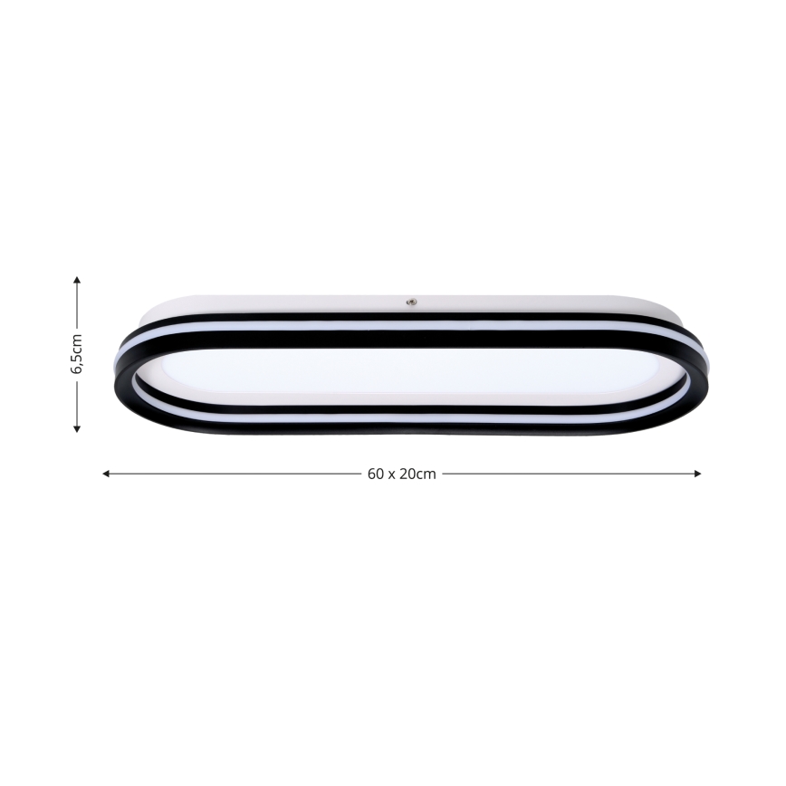 Brilagi - LED Stmívatelné stropní svítidlo TRIVARO LED/85W/230V 3000-6000K 20x60 cm + dálkové ovládání