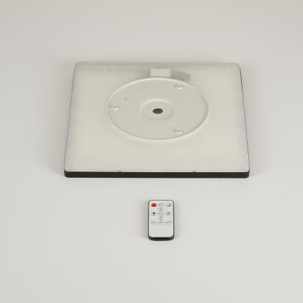 Brilagi - LED Stmívatelné stropní svítidlo ULTRA SLIM LED/18W/230V 2700-6500K 30x30 cm černá + dálkové ovládání
