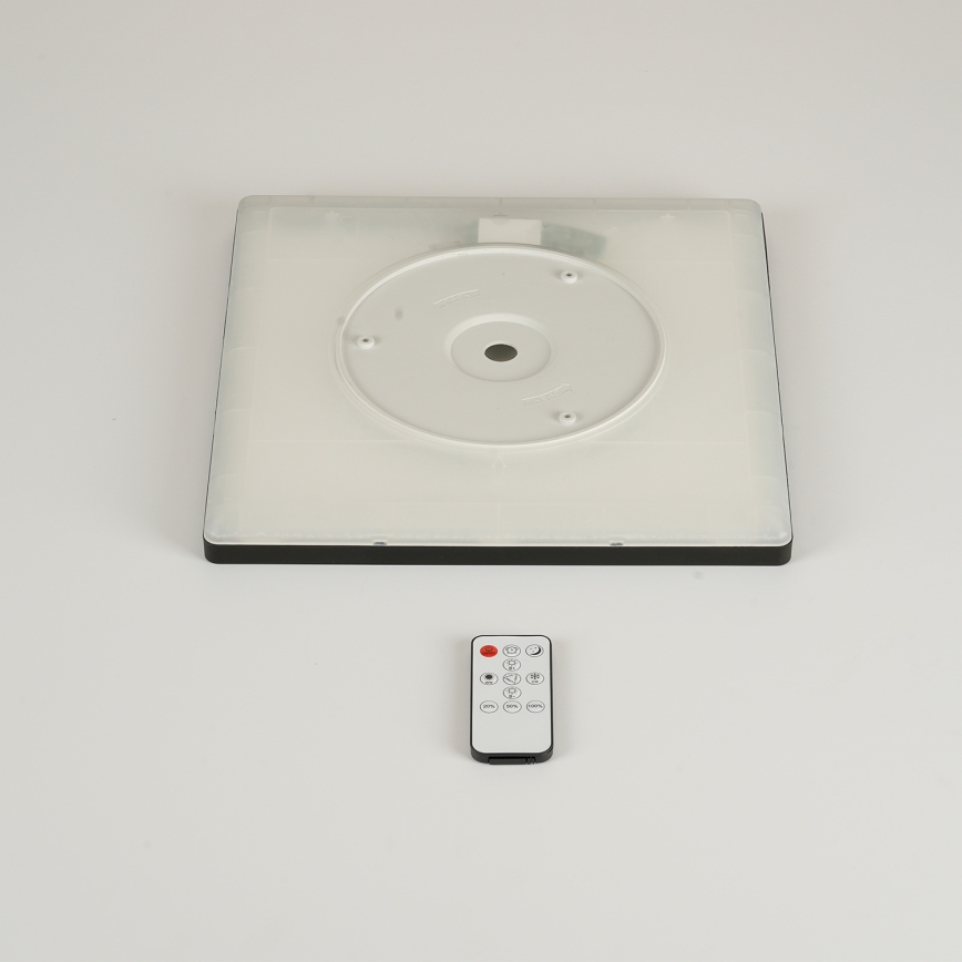 Brilagi - LED Stmívatelné stropní svítidlo ULTRA SLIM LED/18W/230V 2700-6500K 30x30 cm černá + dálkové ovládání