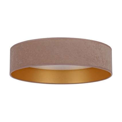 Brilagi - LED Stmívatelné stropní svítidlo VELVET SMART LED/36W/230V pr. 55 cm 2700-6500K Wi-Fi Tuya béžová/zlatá + dálkové ovládání