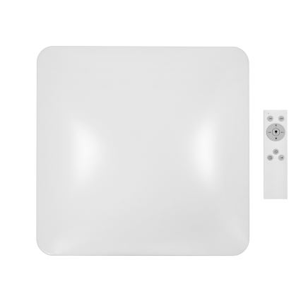 Brilagi - LED Stmívatelné stropní svítidlo VELVET SQUARE LED/24W/230V 3000/4000/6500K + dálkové ovládání krémová