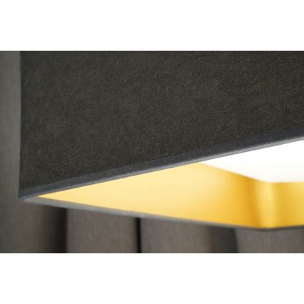 Brilagi - LED Stmívatelné stropní svítidlo VELVET SQUARE LED/24W/230V 3000/4000/6500K + dálkové ovládání šedá