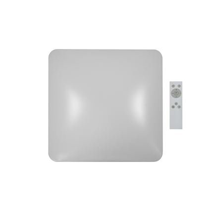 Brilagi - LED Stmívatelné stropní svítidlo VELVET SQUARE SMART LED/36W/230V 2700-6500K Wi-Fi Tuya + dálkové ovládání hnědá