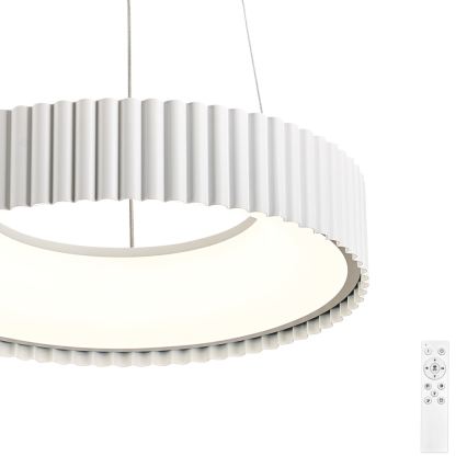 Brilagi - LED Stmívatelný lustr na lanku FALCON MODERN LED/30W/230V 3000-6000K pr. 40 cm bílá + dálkové ovládání