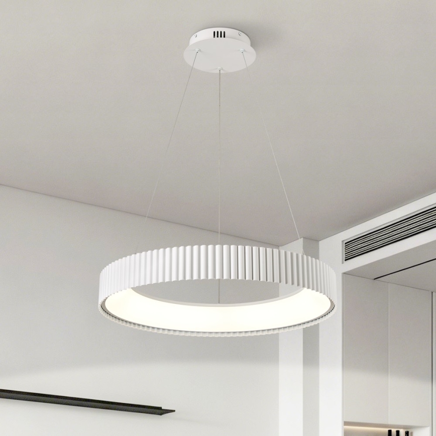 BRILAGI - LED Stmívatelný lustr na lanku FALCON MODERN LED/54W/230V 3000-6000K pr. 60 cm bílá + dálkové ovládání