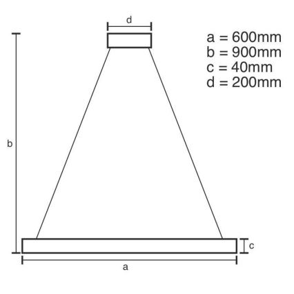 Brilagi - LED Stmívatelný lustr na lanku CIRCLE LED/42W/230V 3000-6500K + dálkové ovládání