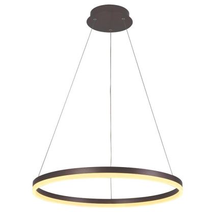 Brilagi - LED Stmívatelný lustr na lanku CIRCLE LED/42W/230V 3000-6500K hnědá + dálkové ovládání