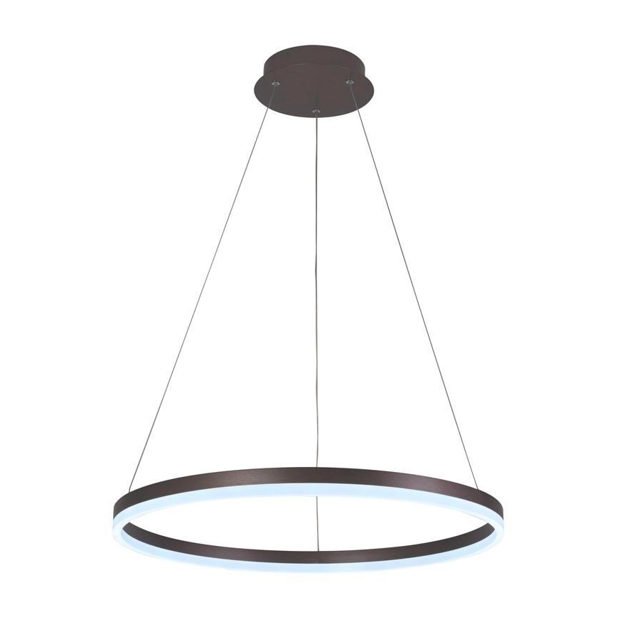 Brilagi - LED Stmívatelný lustr na lanku CIRCLE LED/42W/230V 3000-6500K hnědá + dálkové ovládání