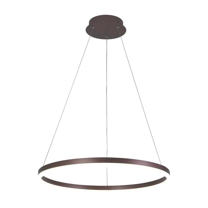 Brilagi - LED Stmívatelný lustr na lanku CIRCLE LED/42W/230V 3000-6500K hnědá + dálkové ovládání