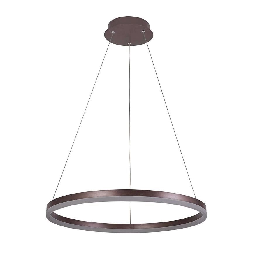 Brilagi - LED Stmívatelný lustr na lanku CIRCLE LED/42W/230V 3000-6500K hnědá + dálkové ovládání