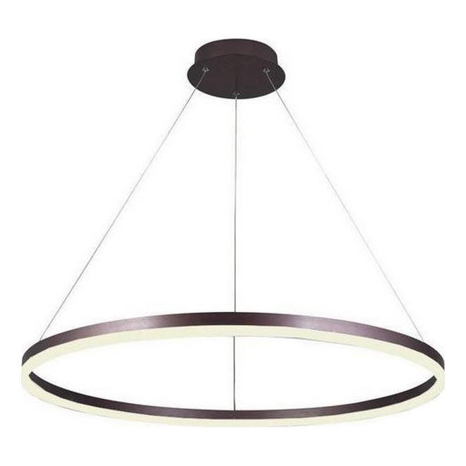 Brilagi - LED Stmívatelný lustr na lanku CIRCLE LED/55W/230V 3000-6500K hnědá + dálkové ovládání