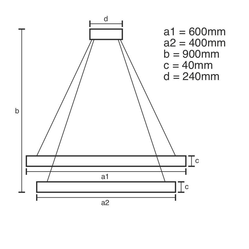 Brilagi - LED Stmívatelný lustr na lanku CIRCLE LED/70W/230V 3000-6500K černá + dálkové ovládání