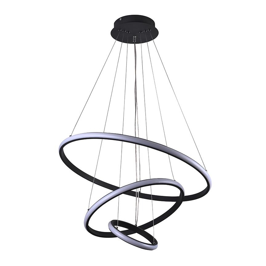 Brilagi - LED Stmívatelný lustr na lanku CIRCLE LED/90W/230V 3000-6500K + dálkové ovládání