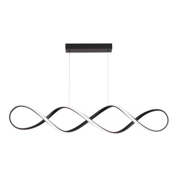 Brilagi - LED Stmívatelný lustr na lanku DNA LED/41W/230V 4100K černá + dálkové ovládání