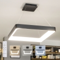 BRILAGI - LED Stmívatelný lustr na lanku FALCON II LED/125W/230V 3000-6500K 60x60 cm černá + dálkové ovládání