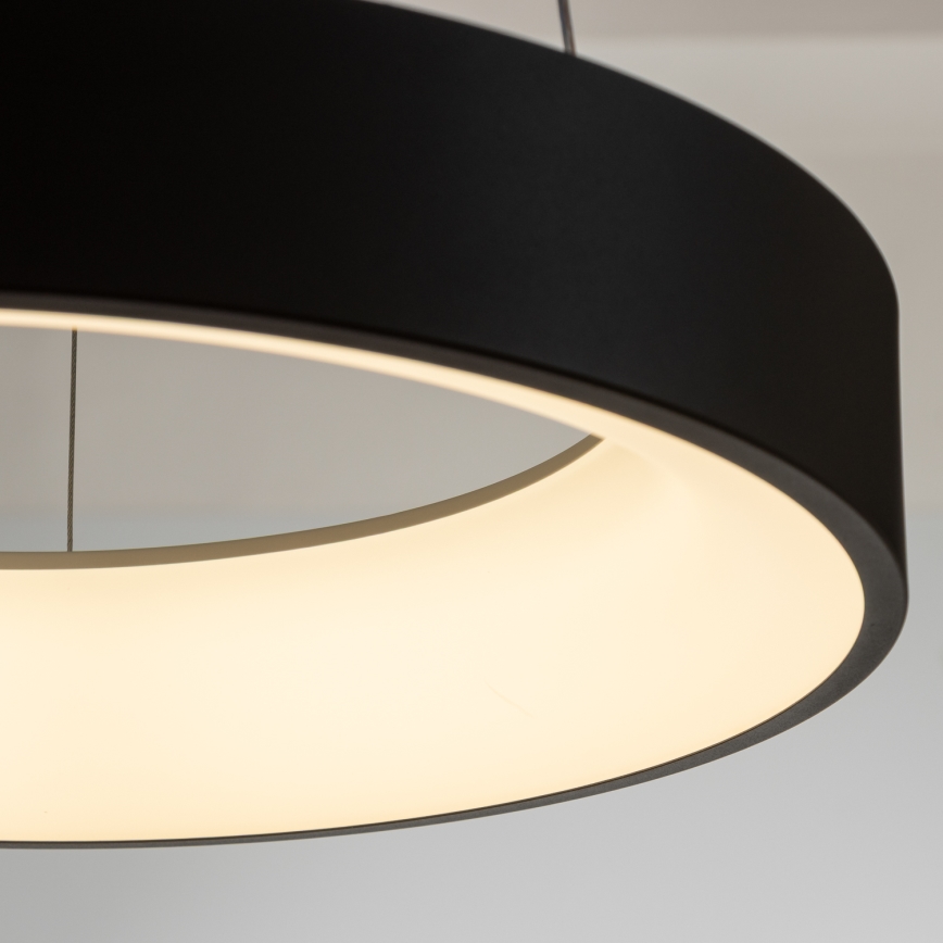 Brilagi - LED Stmívatelný lustr na lanku FALCON LED/80W/230V 3000-6500K pr. 60 cm černá + dálkové ovládání