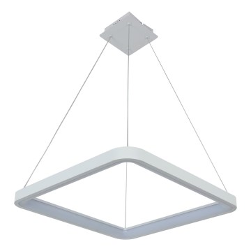 Brilagi - LED Stmívatelný lustr na lanku FALCON SLIM LED/50W/230V 3000-6500K 50x50 cm bílá + dálkové ovládání