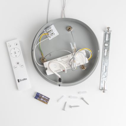 Brilagi - LED Stmívatelný lustr na lanku FALCON LED/40W/230V 3000-6500K pr. 45 cm šedá + dálkové ovládání