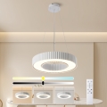 Brilagi - LED Stmívatelný lustr na lanku LUMIX LED/48W/230V 3000-6000K bílá pr. 50 cm + dálkové ovládání