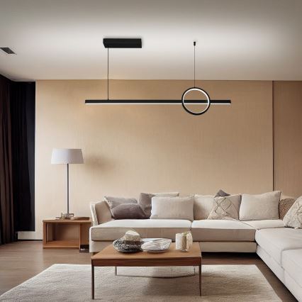 Brilagi - LED Stmívatelný lustr na lanku NIVIO LED/20W/230V 3000/4000/6000K + dálkové ovládání