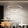 Brilagi - LED Stmívatelný lustr na lanku PORTOFINO LED/98W/230V 3000-6000K pr. 80 cm béžová + dálkové ovládání