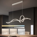 Brilagi - LED Stmívatelný lustr na lanku SIGNATURE LED/55W/230V 3000-6000K 120x23 cm bílá + dálkové ovládání