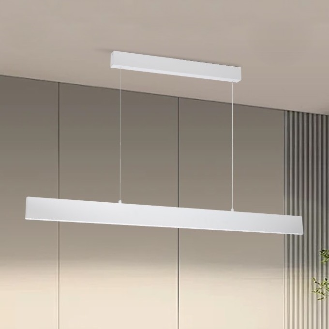 Brilagi - LED Stmívatelný lustr na lanku SLIMLINE LED/40W/230V 3000-6000K bílá + dálkové ovládání