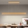 Brilagi - LED Stmívatelný lustr na lanku SLIMLINE LED/40W/230V 3000-6000K dekor dubu + dálkové ovládání