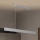 Brilagi - LED Stmívatelný lustr na lanku SLIMLINE LED/40W/230V 3000-6000K stříbrná + dálkové ovládání