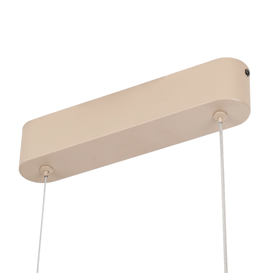 Brilagi - LED Stmívatelný lustr na lanku TWISTER LED/60W/230V 3000-6000K béžová + dálkové ovládání