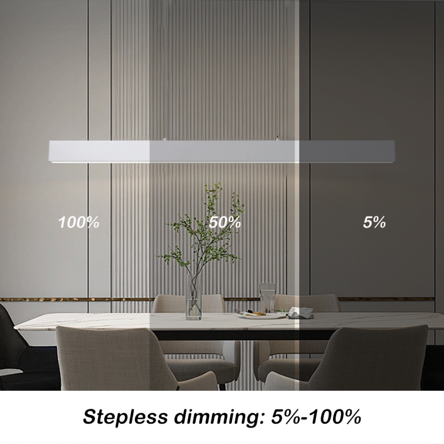 Brilagi - LED Stmívatelný lustr na lanku SLEEKLINE SMART LED/40W/230V 3000-6000K Wi-Fi Tuya bílá + dálkové ovládání