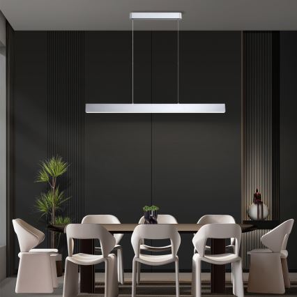 Brilagi - LED Stmívatelný lustr na lanku SLEEKLINE SMART LED/40W/230V 3000-6000K Wi-Fi Tuya stříbrná + dálkové ovládání
