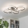Brilagi - LED Stmívatelný přisazený lustr ORBITS LED/85W/230V 3000-6500K černá + dálkové ovládání