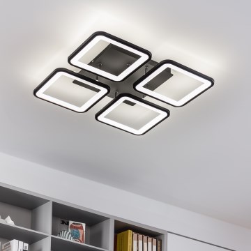 Brilagi - LED Stmívatelný přisazený lustr SQUARED LED/85W/230V 3000-6500K + dálkové ovládání