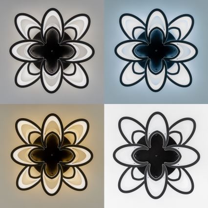 Brilagi - LED Stmívatelný přisazený lustr TWIST LED/125W/230V 3000-6500K + dálkové ovládání