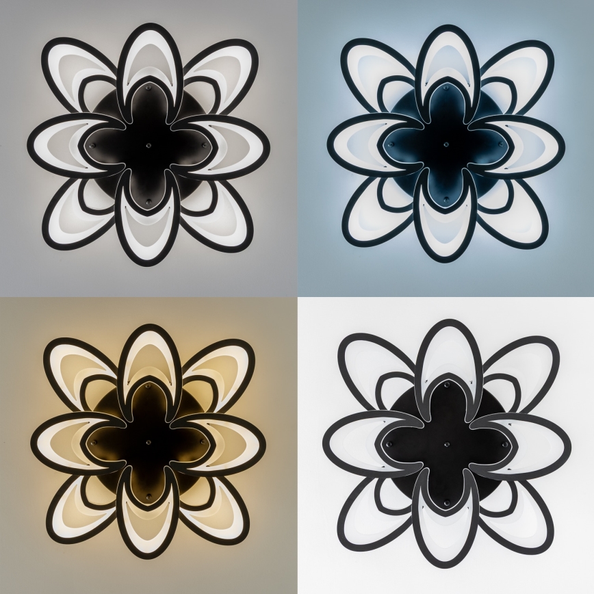 Brilagi - LED Stmívatelný přisazený lustr TWIST LED/125W/230V 3000-6500K + dálkové ovládání
