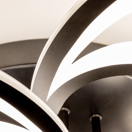 Brilagi - LED Stmívatelný přisazený lustr TWIST LED/125W/230V 3000-6500K + dálkové ovládání