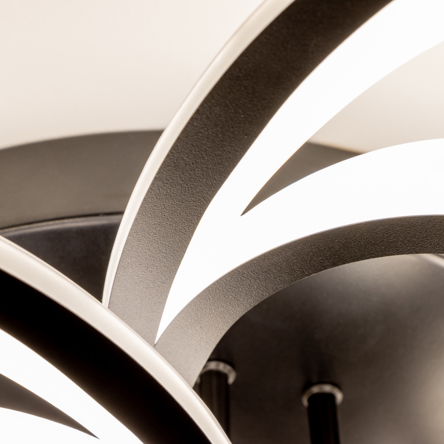 Brilagi - LED Stmívatelný přisazený lustr TWIST LED/125W/230V 3000-6500K + dálkové ovládání